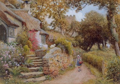Ein Landweg von Arthur Claude Strachan